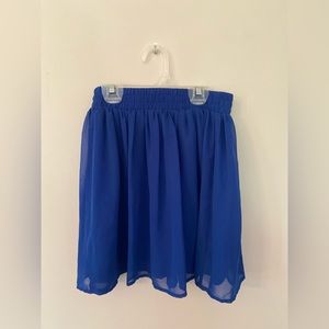 Blue skirt from Forever 21. Size XS.